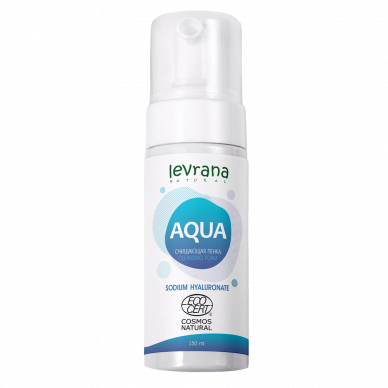 Очищающая пенка для умывания "AQUA" Levrana