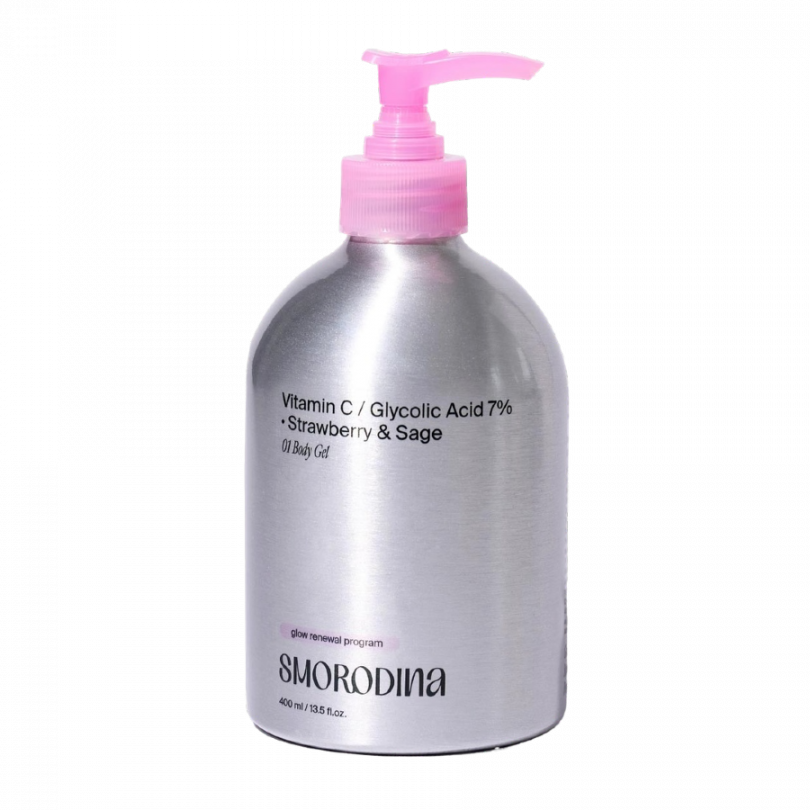 Гель для душа с витамином С и гликолевой кислотой Smorodina, 400 мл
